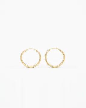 14K Gold Everyday Hoops