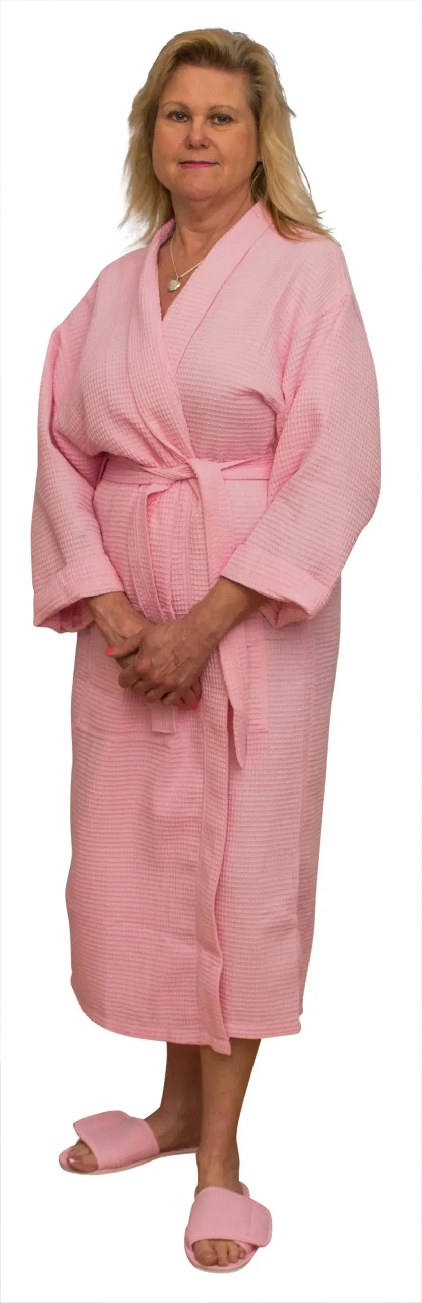 Alan Pendergrass Robes - Cotton/ Waffle Robe,  48", One Size Fits Most