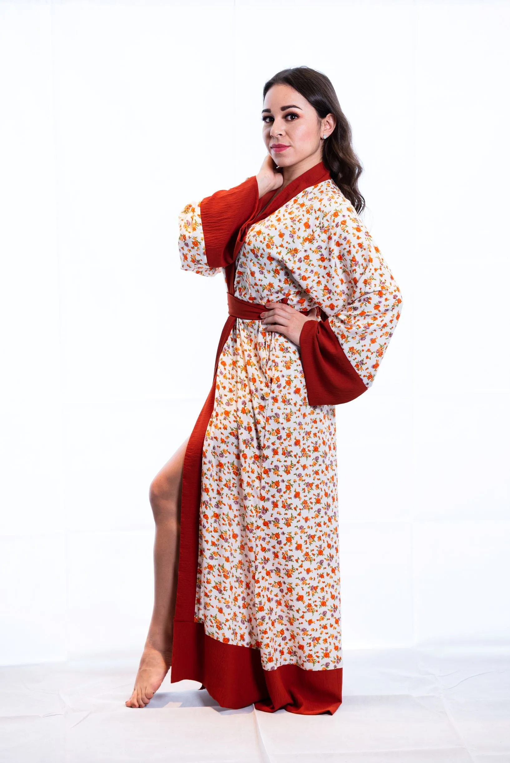 Allison cotton kimono robe
