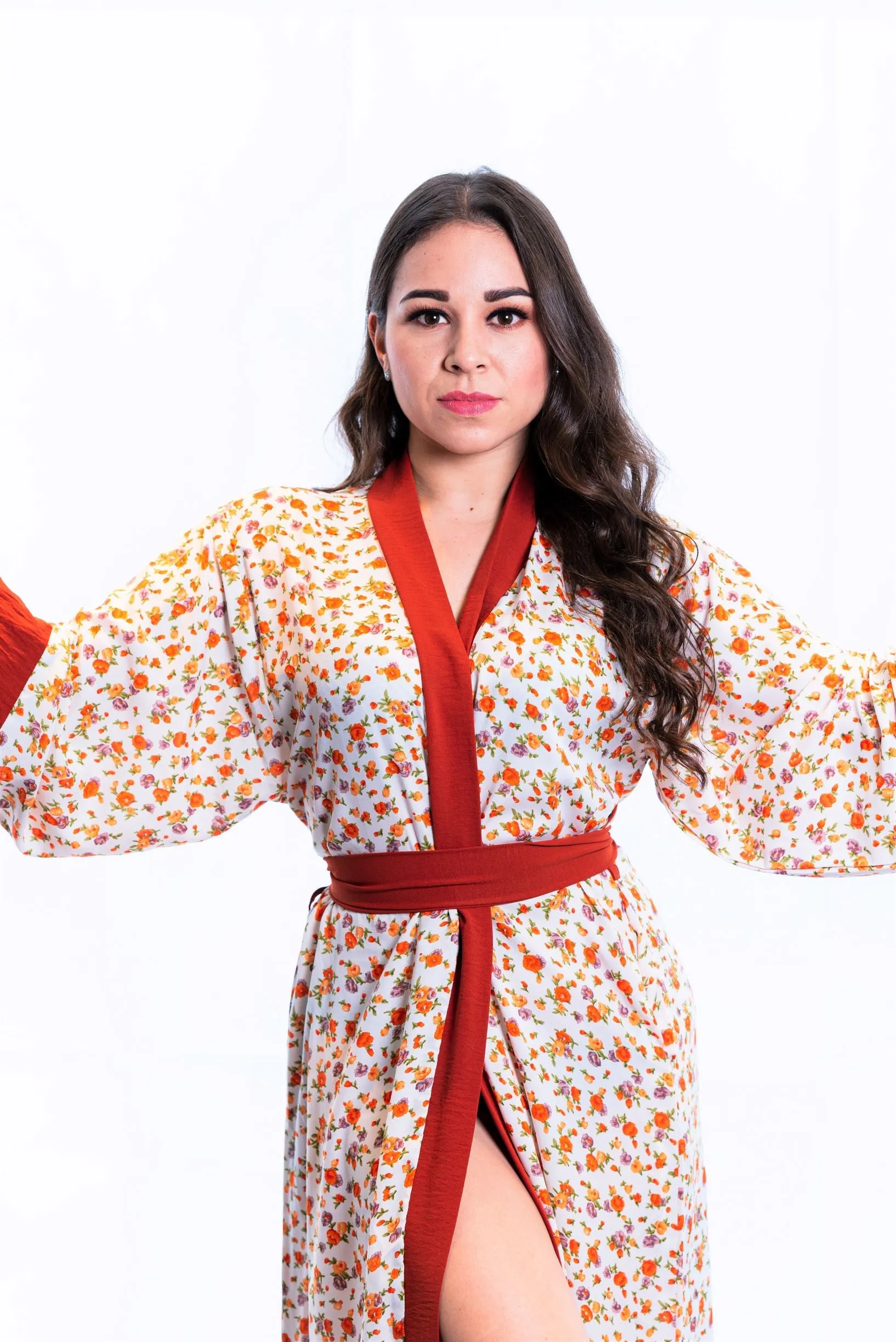 Allison cotton kimono robe