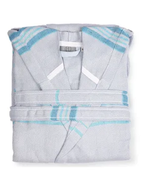 Antalya Unisex Bathrobe  - Turquoise