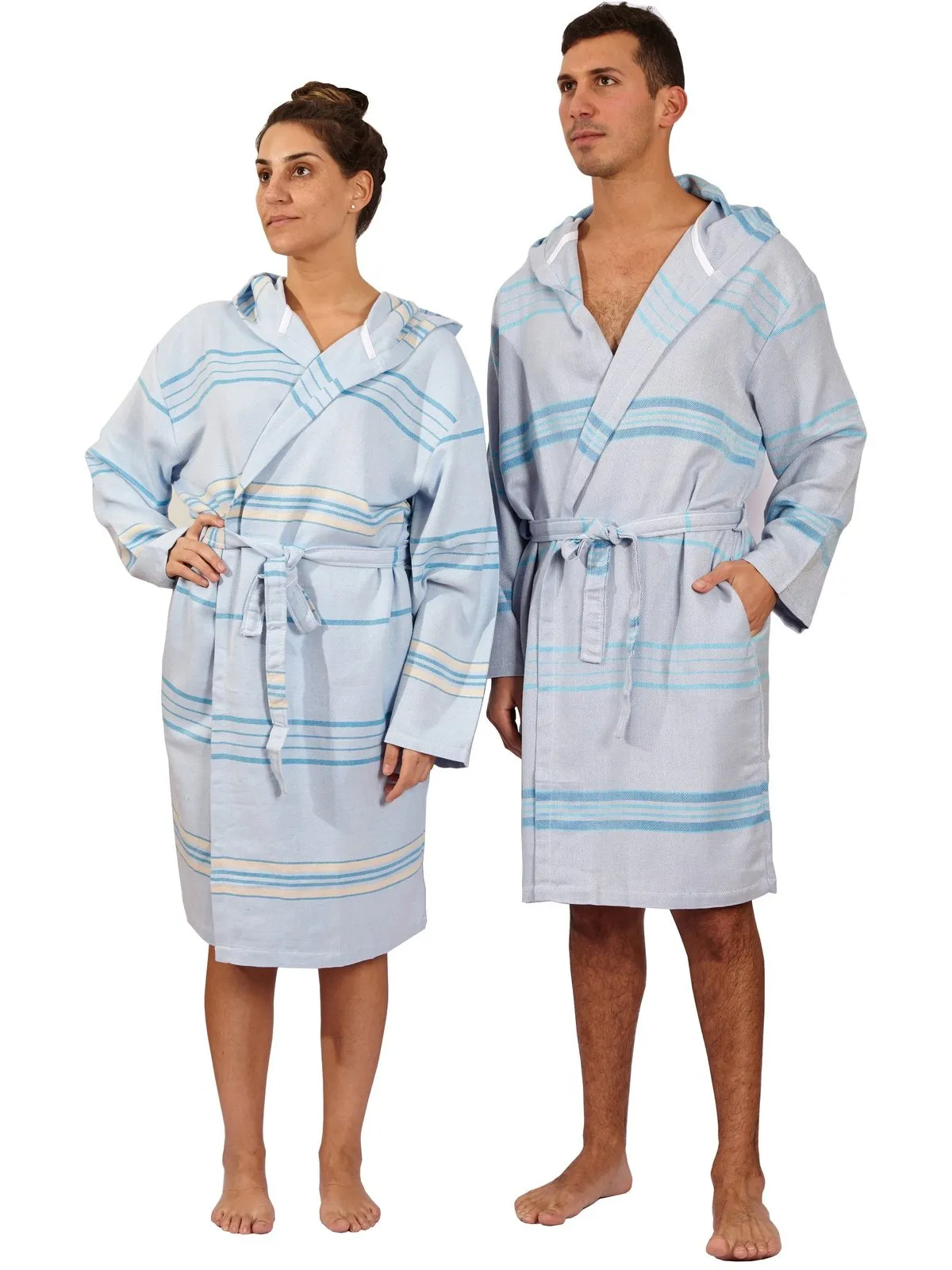 Antalya Unisex Bathrobe  - Turquoise