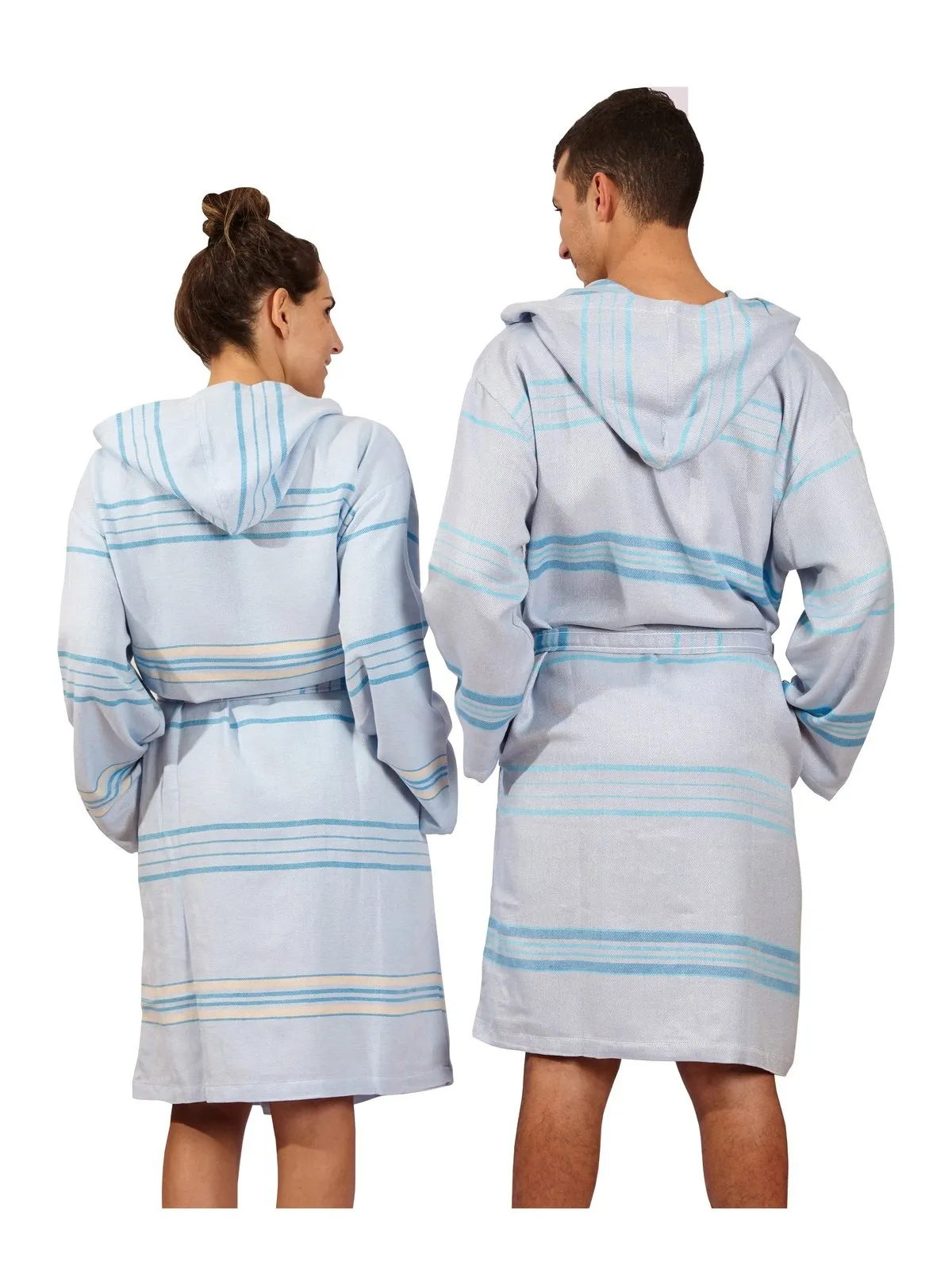 Antalya Unisex Bathrobe  - Turquoise