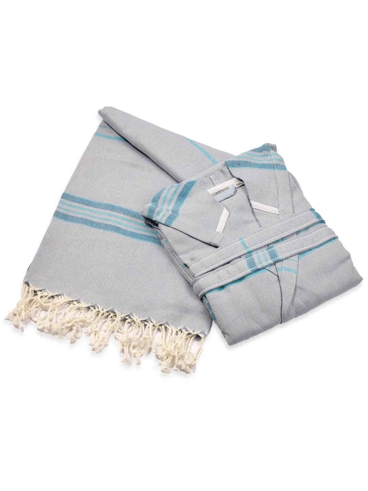 Antalya Unisex Bathrobe  - Turquoise