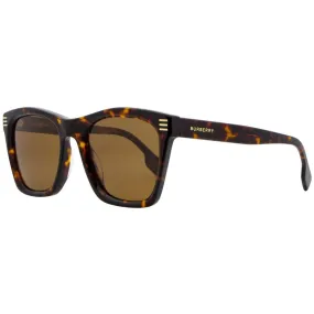 Burberry Men's Sunglasses - Dark Havana Plastic Frame Brown Lens | BE4348F 300283