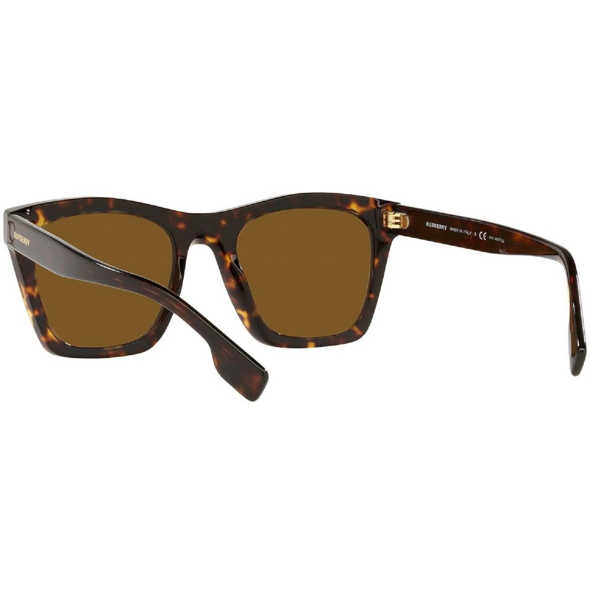 Burberry Men's Sunglasses - Dark Havana Plastic Frame Brown Lens | BE4348F 300283