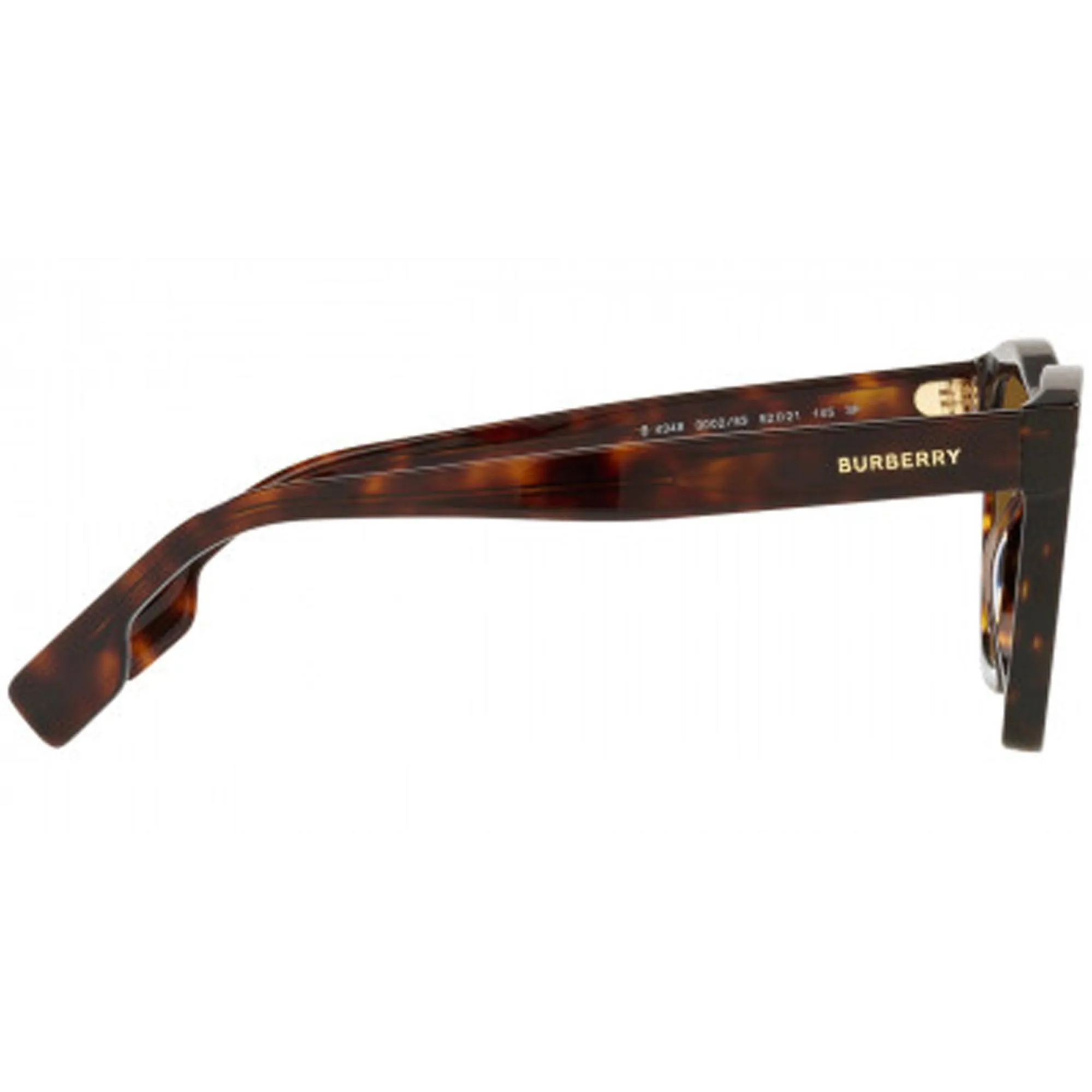 Burberry Men's Sunglasses - Dark Havana Plastic Frame Brown Lens | BE4348F 300283