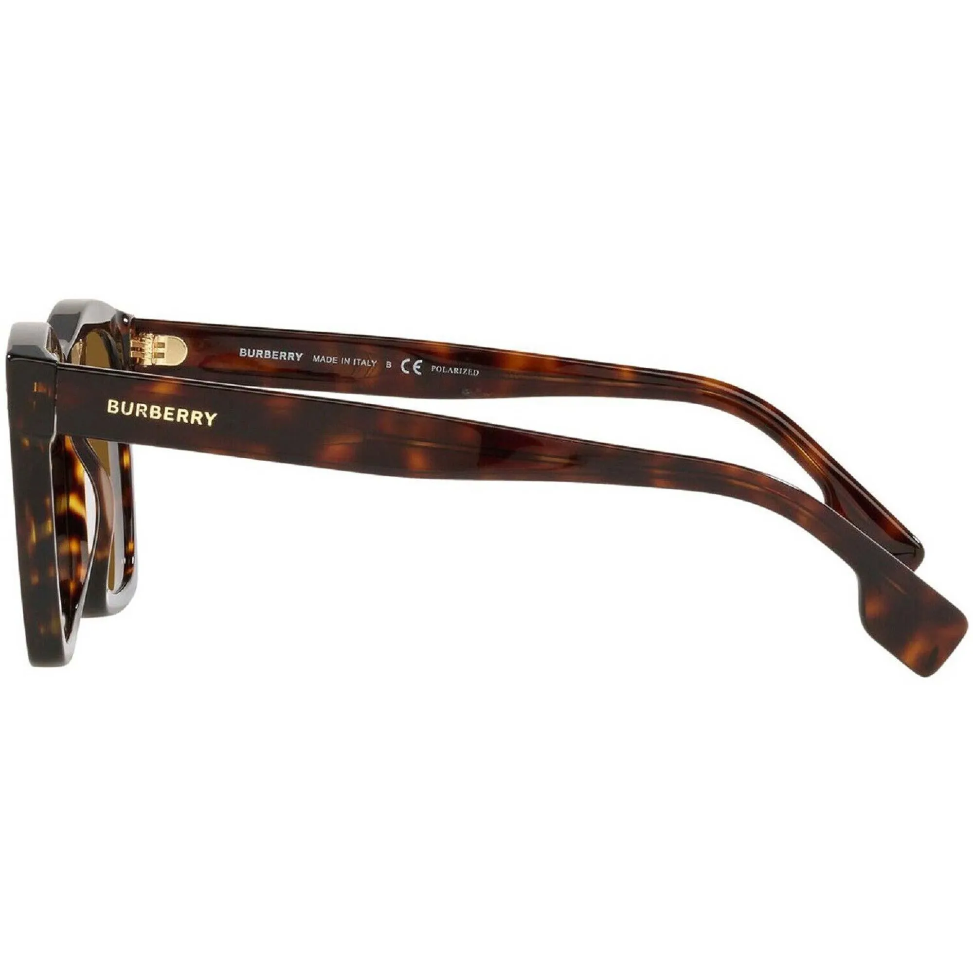 Burberry Men's Sunglasses - Dark Havana Plastic Frame Brown Lens | BE4348F 300283