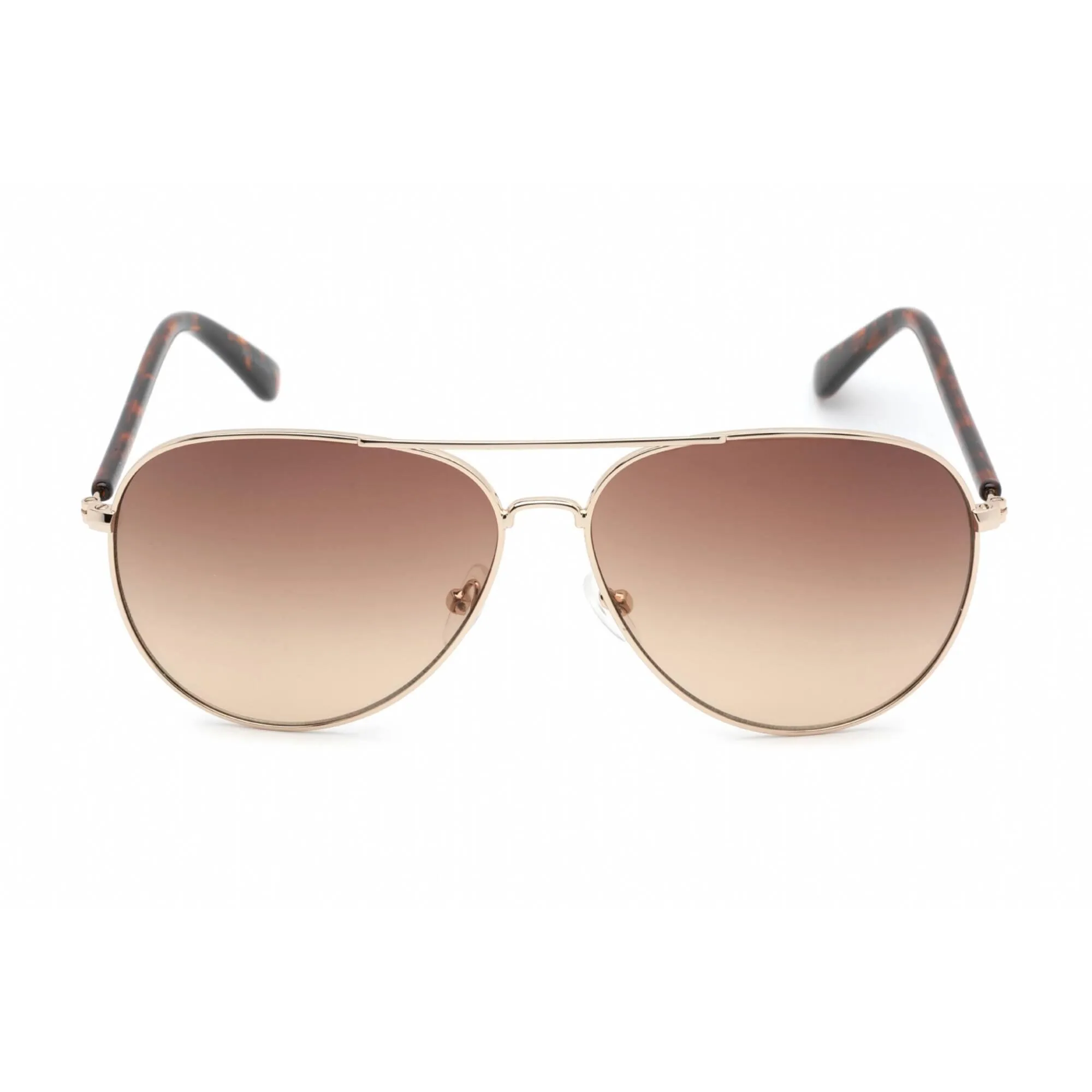 Calvin Klein Retail Women's Sunglasses - Full Rim Gold Metal Aviator | CK19314S 717