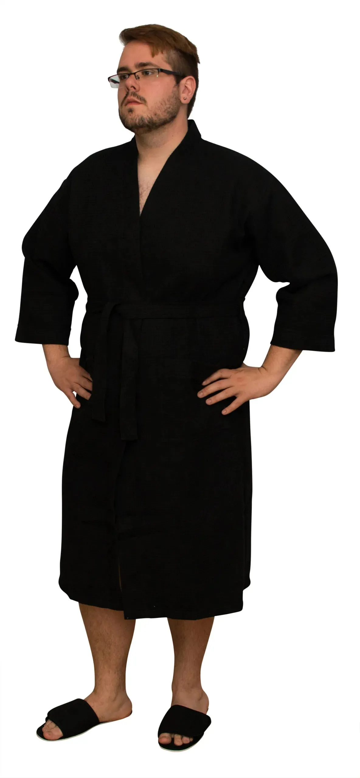 Copy of Alan Pendergrass Robes - Cotton/ Waffle Robe,  48", One Size Fits Most