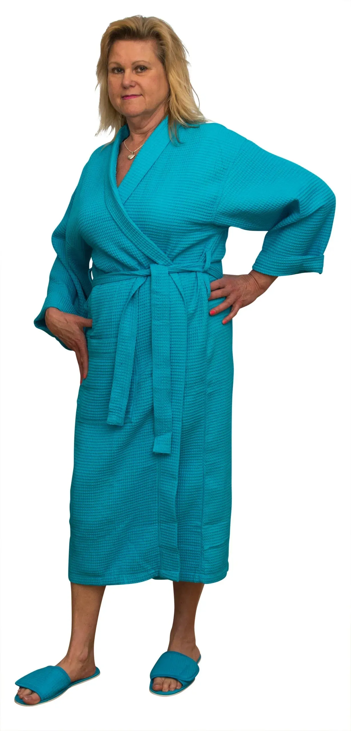 Copy of Alan Pendergrass Robes - Cotton/ Waffle Robe,  48", One Size Fits Most