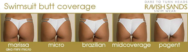 Custom Paradise Orange Amber Bikini***(SUIT SOLD PER PIECE OR SET, price varies)