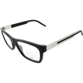 Dior Men's Eyeglasses - Black Full Rim Rectangular Frame Demo Lens | BLACKTIE184 05LH