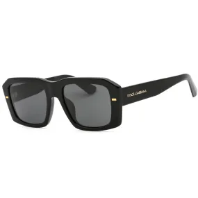 Dolce & Gabbana Men's Sunglasses - Black Plastic Geometric Frame | 0DG4430F 501/87