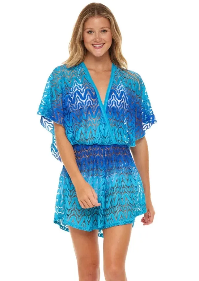 Elif by Jordan Taylor Deep V-Neck Romper