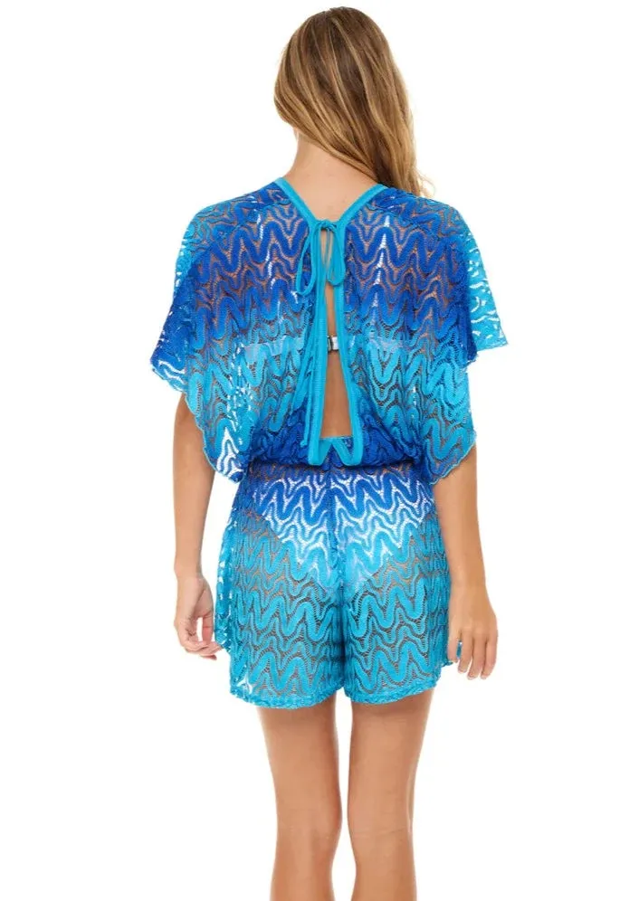 Elif by Jordan Taylor Deep V-Neck Romper