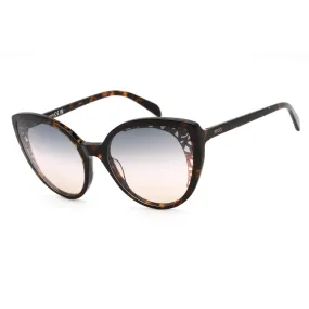 Emilio Pucci Women's Sunglasses - Smoke Lens Havana Cat Eye Shape Frame | EP0182 52B