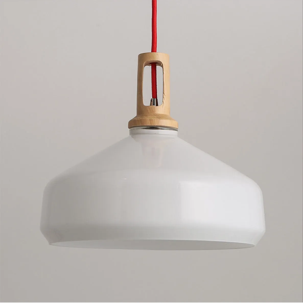Frosted Beaker Pendant Light