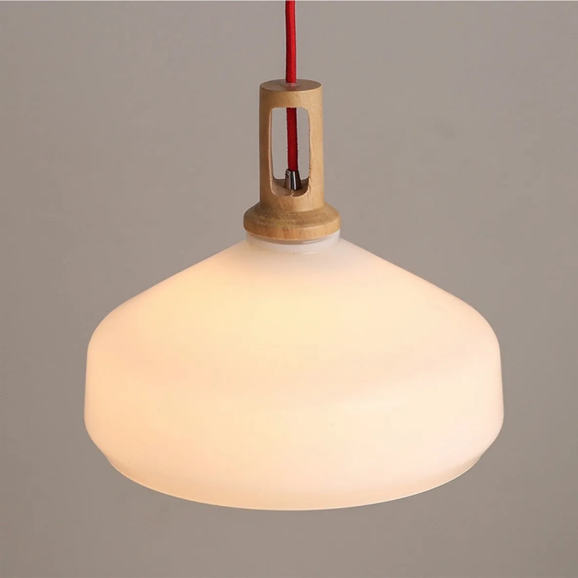 Frosted Beaker Pendant Light