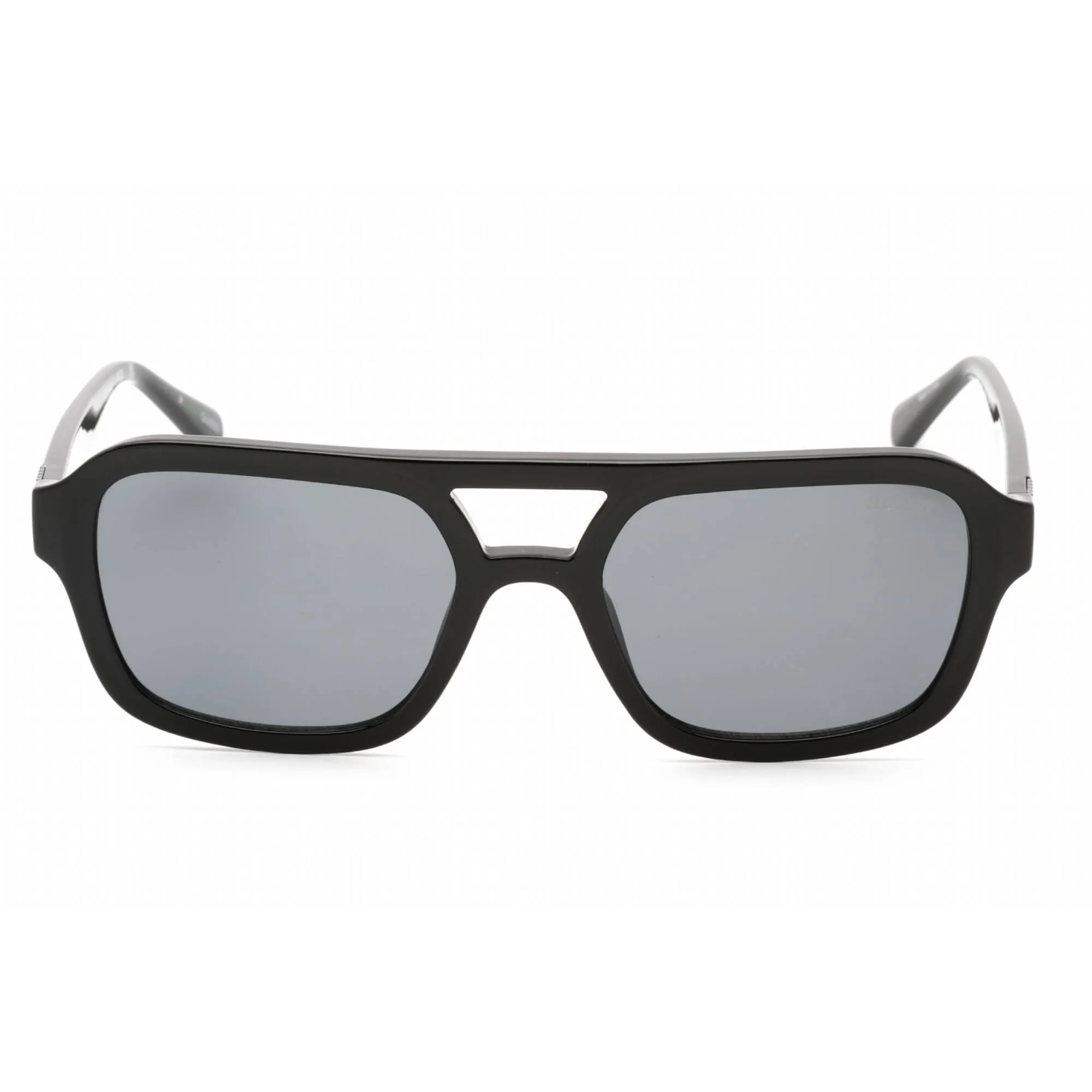 Guess Unisex Sunglasses - Shiny Black Plastic Full Rim Rectangular Frame | GU8259 01A
