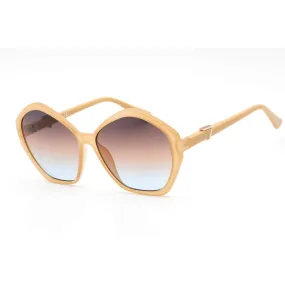 Guess Women's Sunglasses - Gradient Brown Lens Plastic Geometric Frame | GU7813 57F