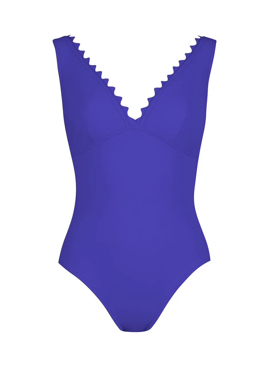 Karla Colletto Ines V Neck Underwire Tank Fullpiece