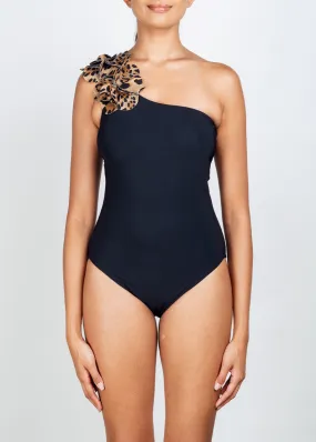 Karla Colletto Izzy One Shoulder Shelf Bra