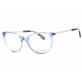 Kate Spade Women's Eyeglasses - Clear Demo Lens Blue Cat Eye Frame | KIMBERLEE 0PJP 00