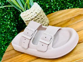 Kesha Birch Pillow Slide Sandals with Platform