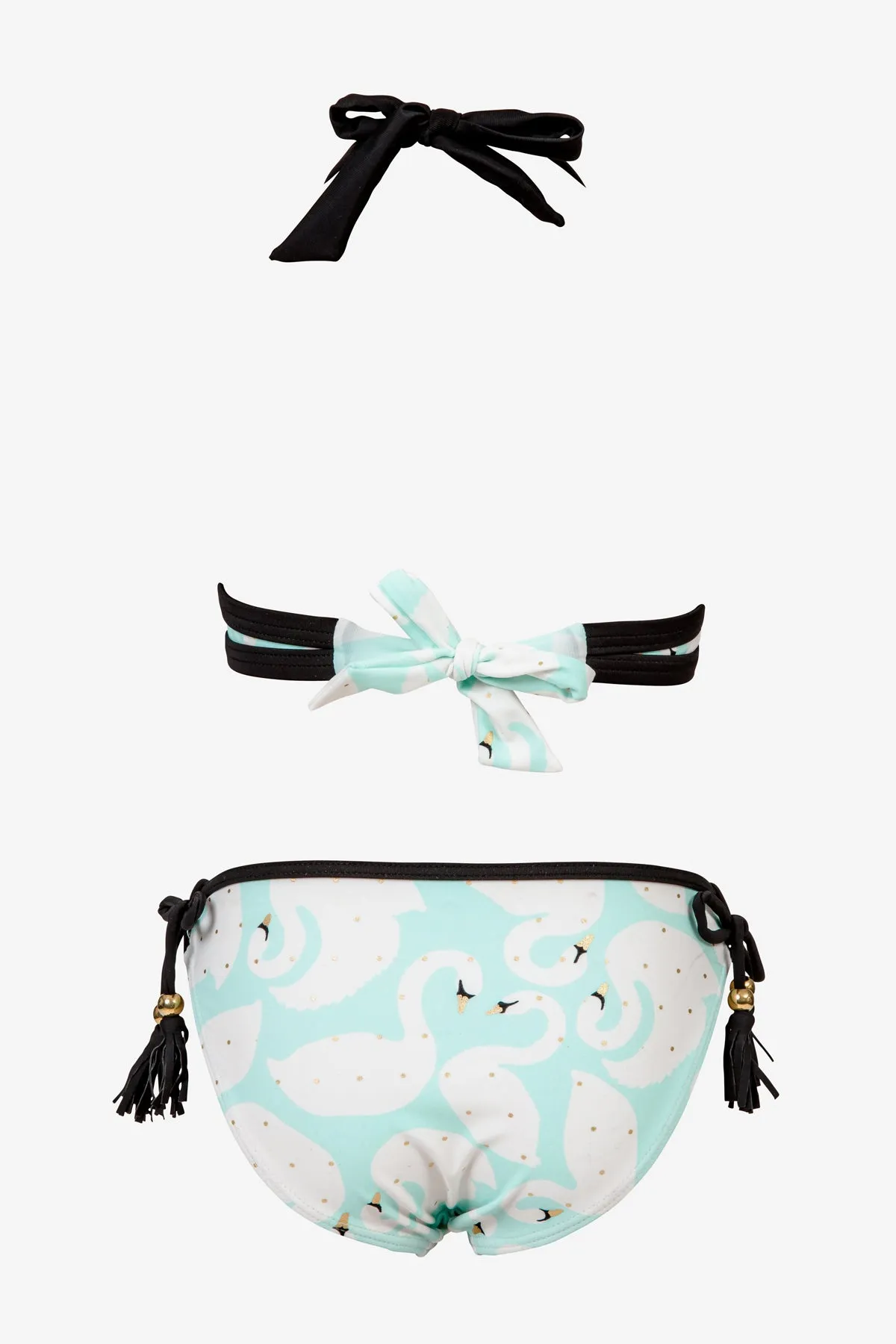 Kids Swimsuit Swan Halter