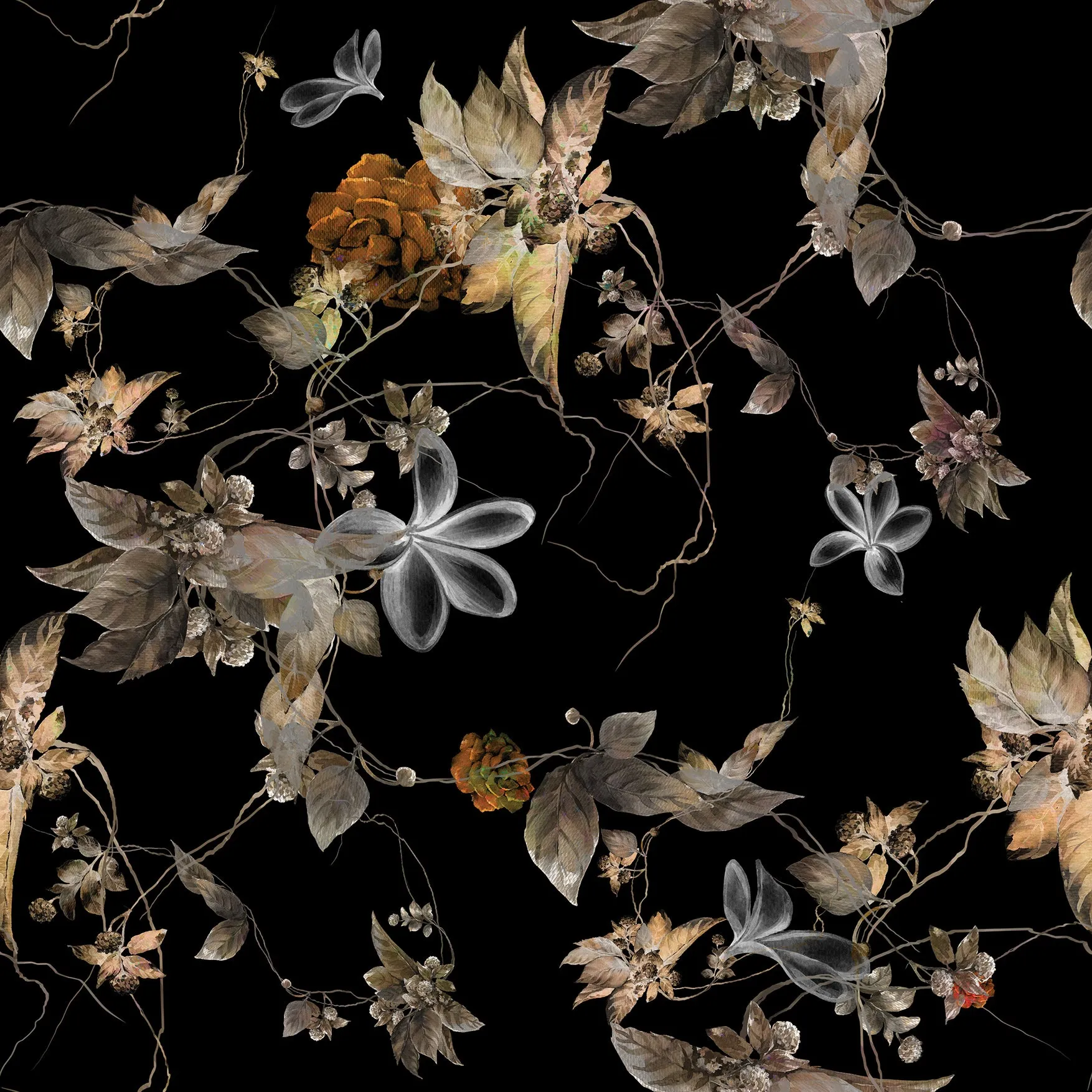 Kimono Wrap - Moon Light Botanicals Collection