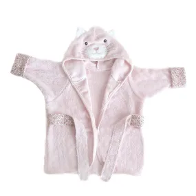 KITTY VISCOSE BAMBOO PINK BABY ROBE