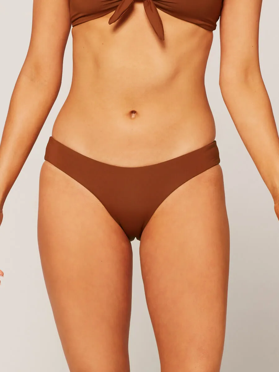 L Space Sensual Solids Sandy Bikini Bottom