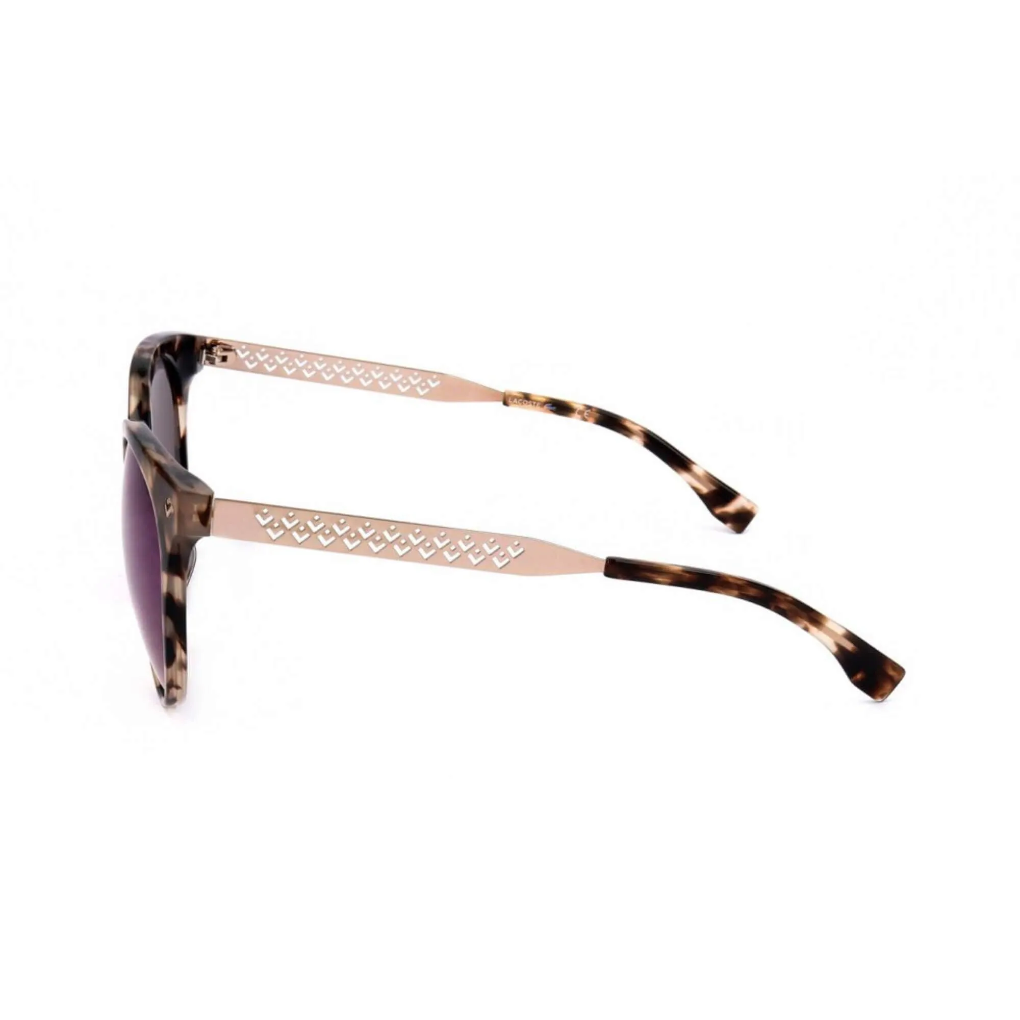 Lacoste Men's Sunglasses - Havana Rose and Silver Acetate Frame | LACOSTE L842SA 220