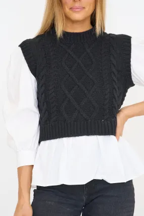 Layered Look Sweater