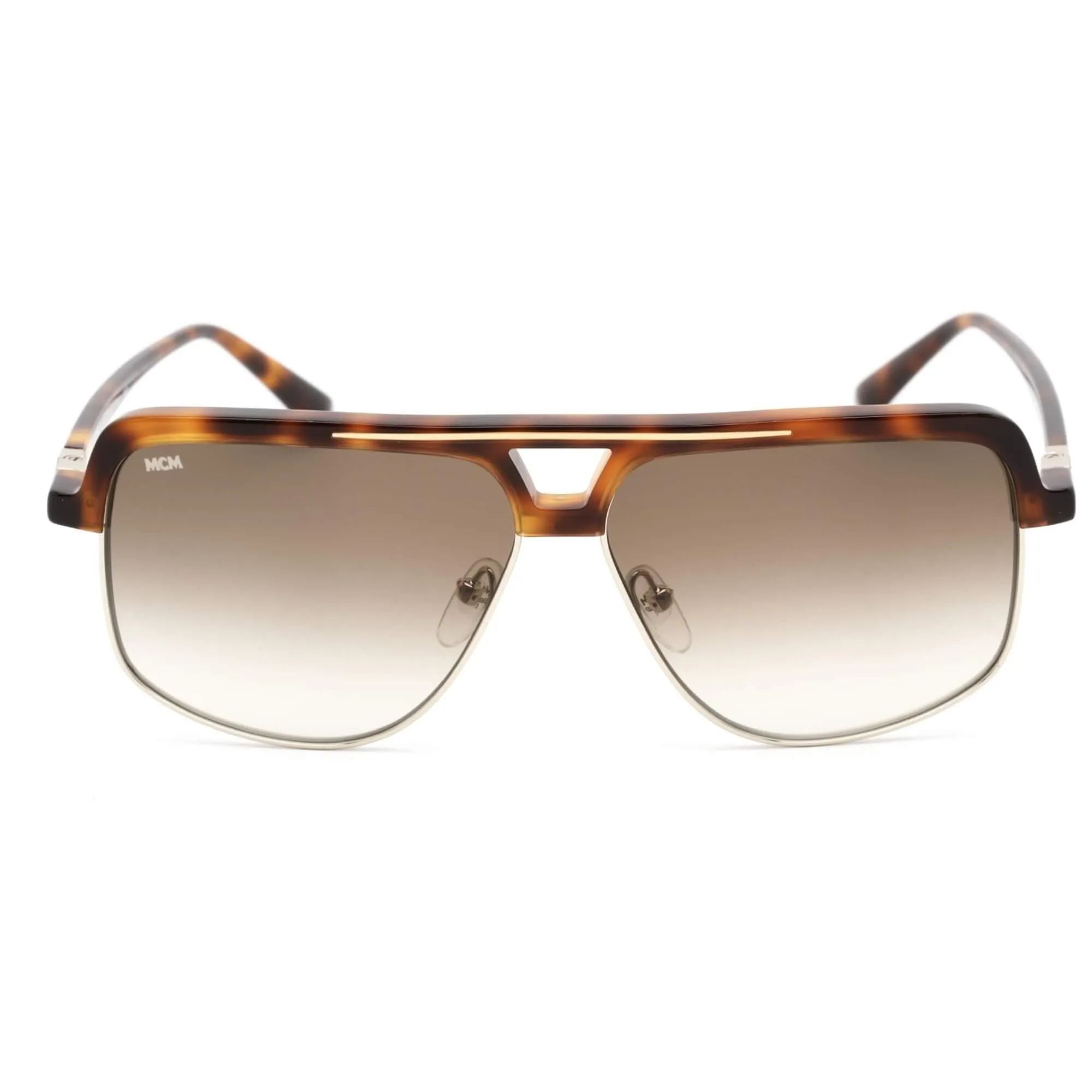 MCM Men's Sunglasses - Brown Gradient Lens Tortoise Square Shape Frame | MCM708S 215