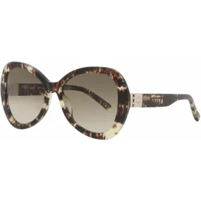 MCM Women's Sunglasses - Full Rim Military Havana Butterfly Shaped Frame | 695S 238