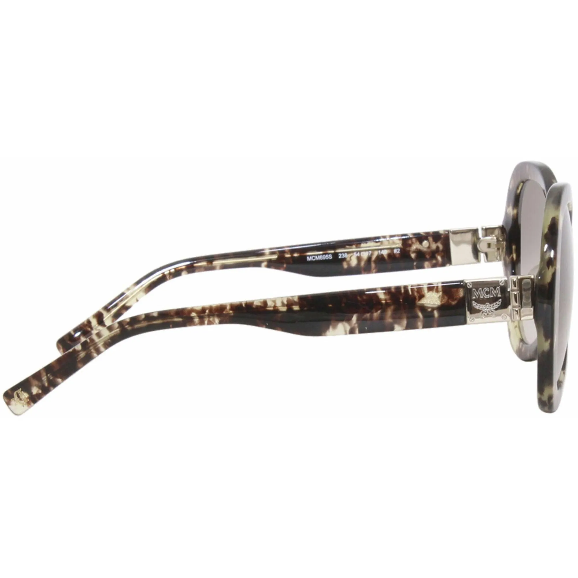 MCM Women's Sunglasses - Full Rim Military Havana Butterfly Shaped Frame | 695S 238
