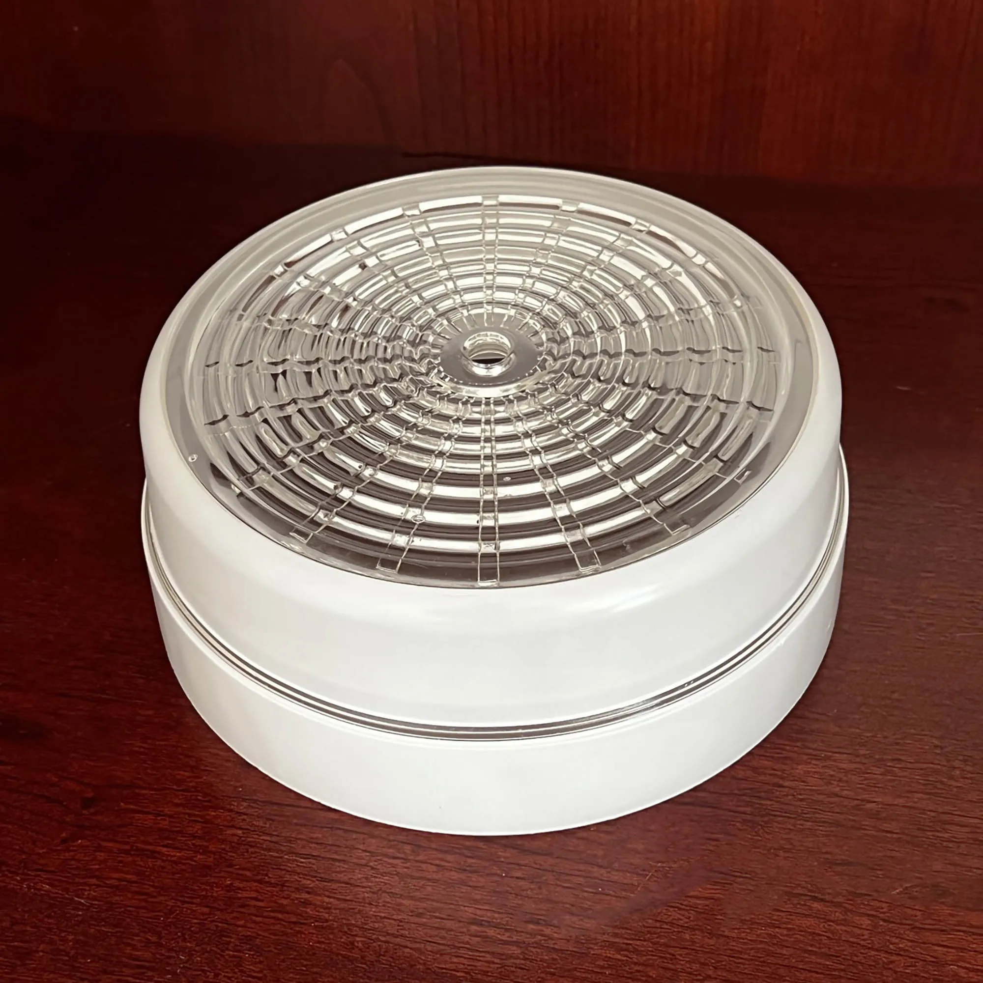 Mid-Century Ceiling Fixture Replacement Glass Shade 8", Drum Shape
