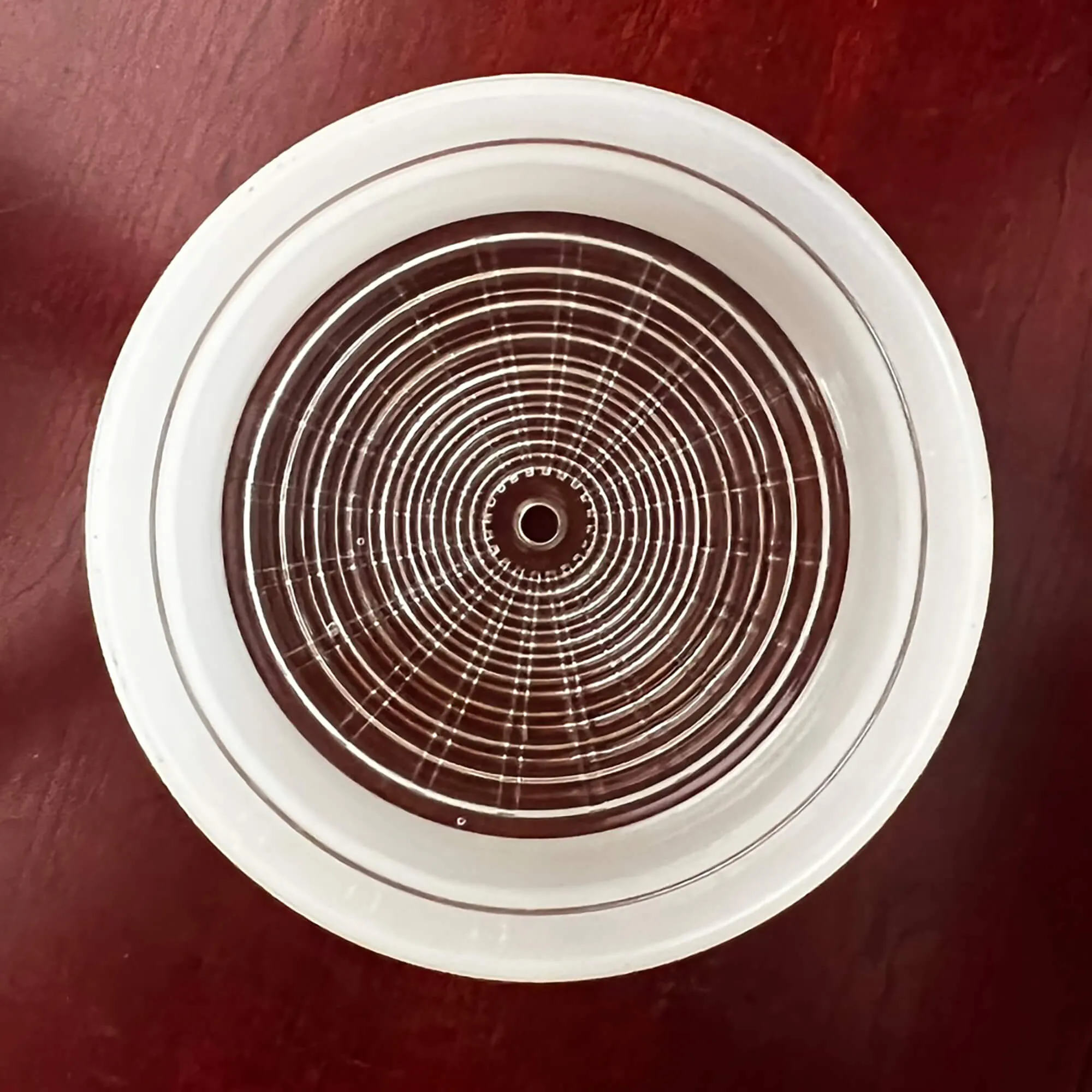 Mid-Century Ceiling Fixture Replacement Glass Shade 8", Drum Shape