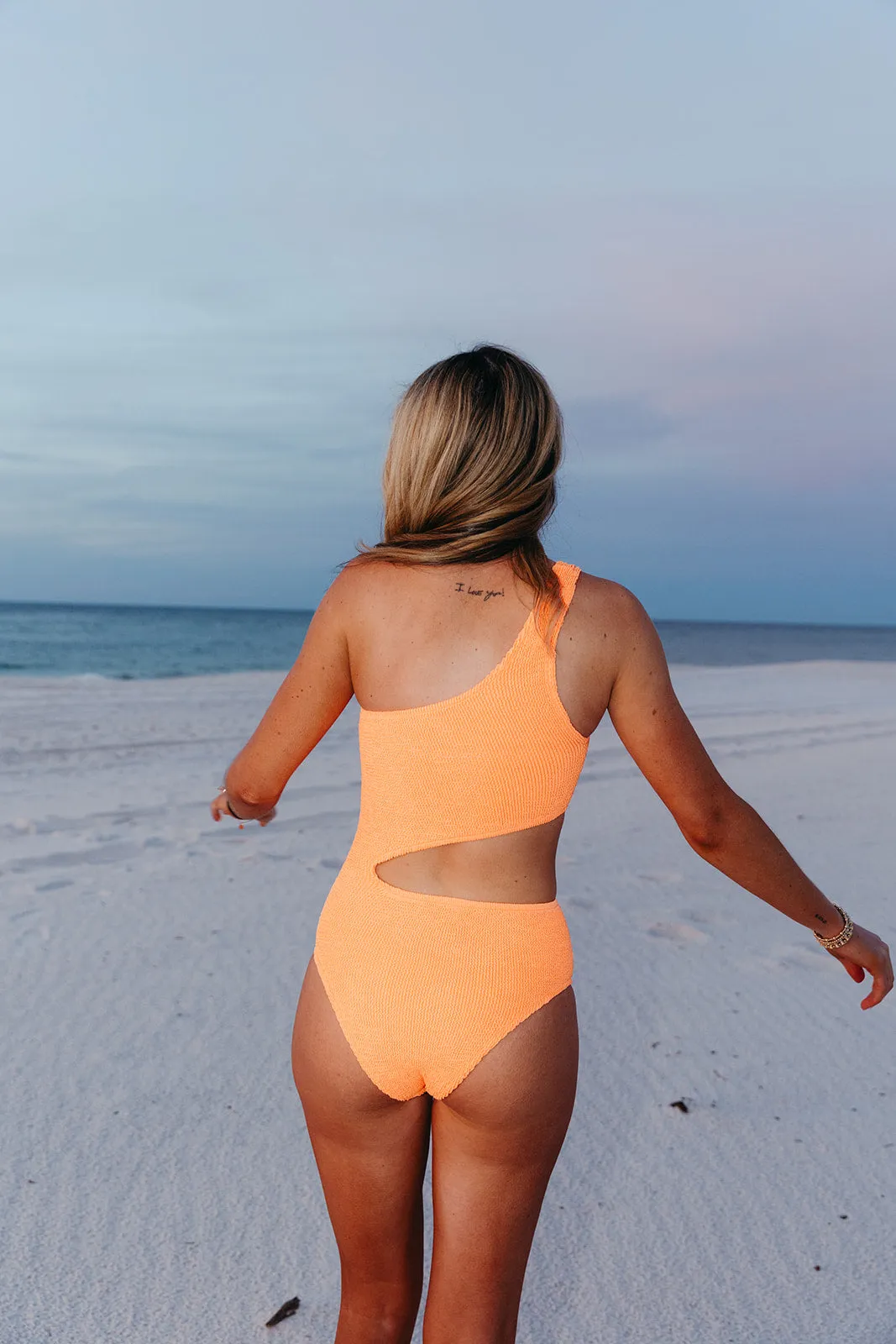 Monaco Swim One Piece - Tangerine