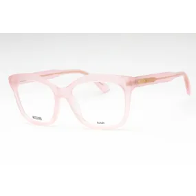 Moschino Women's Eyeglasses - Pink Acetate Cat Eye Shape Full Rim Frame | MOS606 35J