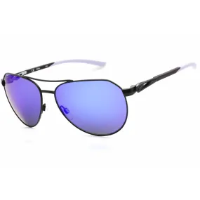 Nike Unisex Sunglasses - Satin Black Metal Aviator Frame | NIKE CLUB NINE DQ0799 012