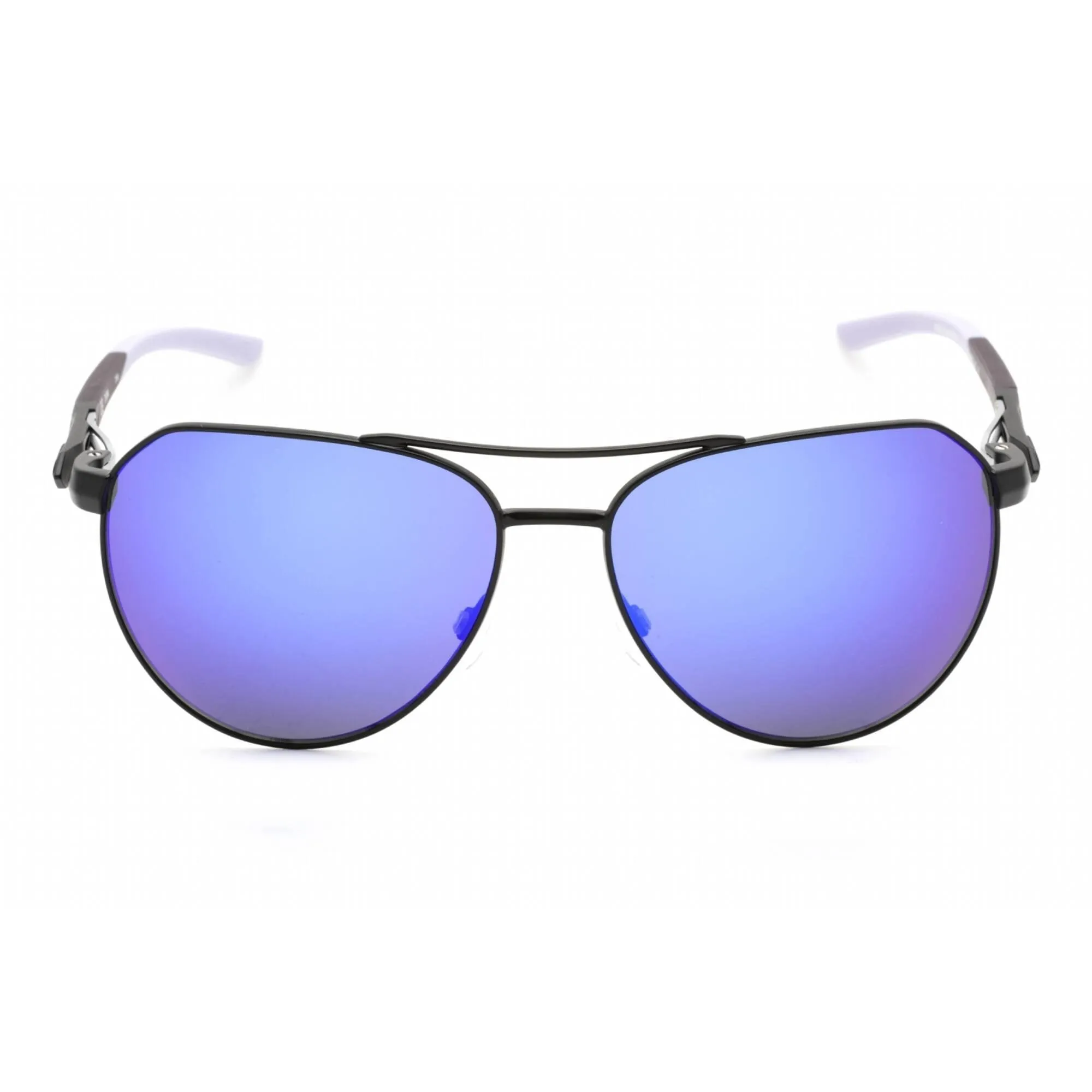 Nike Unisex Sunglasses - Satin Black Metal Aviator Frame | NIKE CLUB NINE DQ0799 012