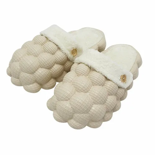Non-slip Warm Cotton Bubble Home Slides