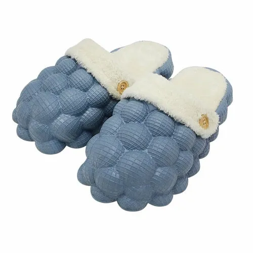 Non-slip Warm Cotton Bubble Home Slides