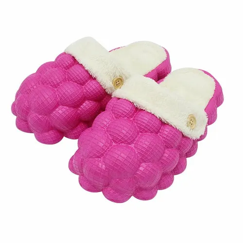 Non-slip Warm Cotton Bubble Home Slides