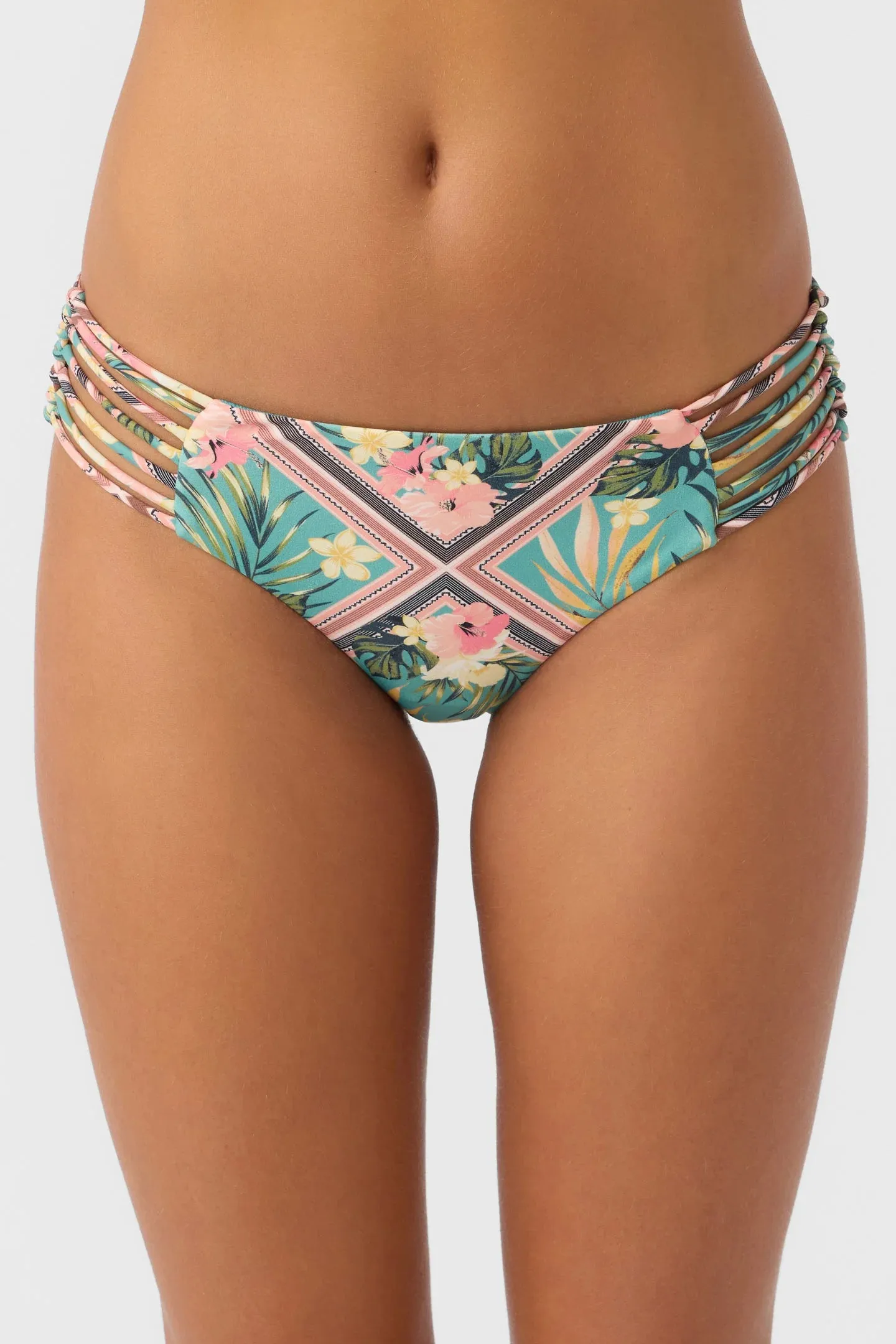 O'Neill Women's Estella Tile Cocolito Medium Coverage Bikini Bottom