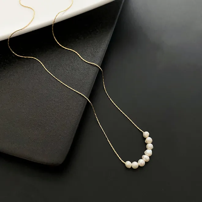 Pearl Layered look Necklace