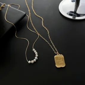 Pearl Layered look Necklace